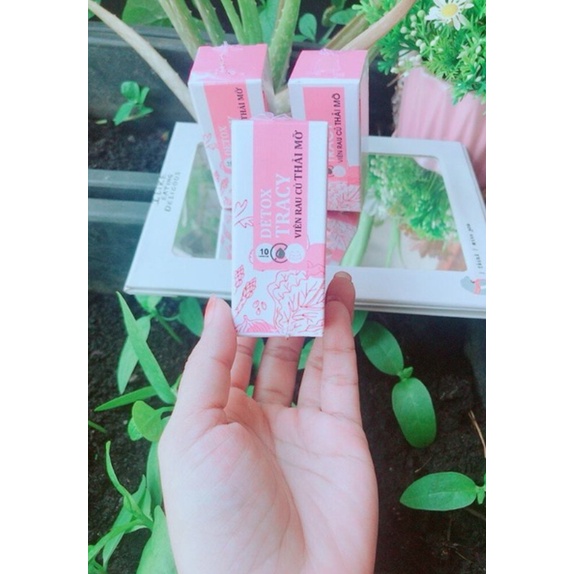 Viên siết mỡ thải độc rau củ - Kèm Phiếu Bảo Hành Chính Hãng - 10 Viên 5 ngày uống