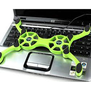 ĐẾ TẢN NHIỆT 2 QUẠT XẾP