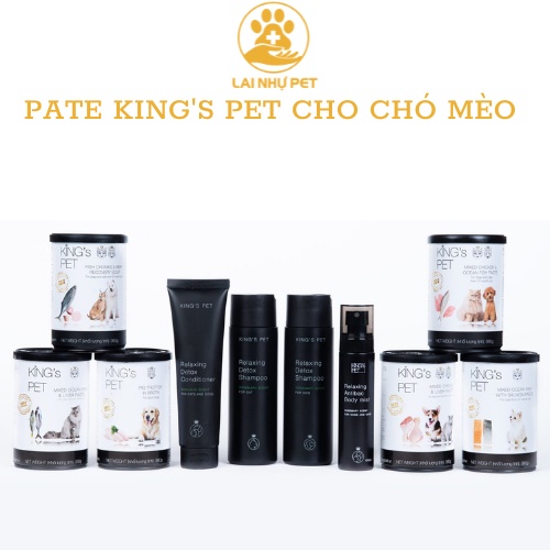 Pate King pet 380g cho mèo & chó- PATE HỖN HỢP KING'S PET- Hàng chính hãng có sẵn - LAI NHỰ PET