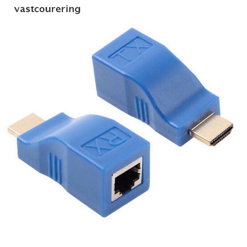Bộ 2 đầu chuyển đổi tín hiệu hdmi qua cổng lan rj45