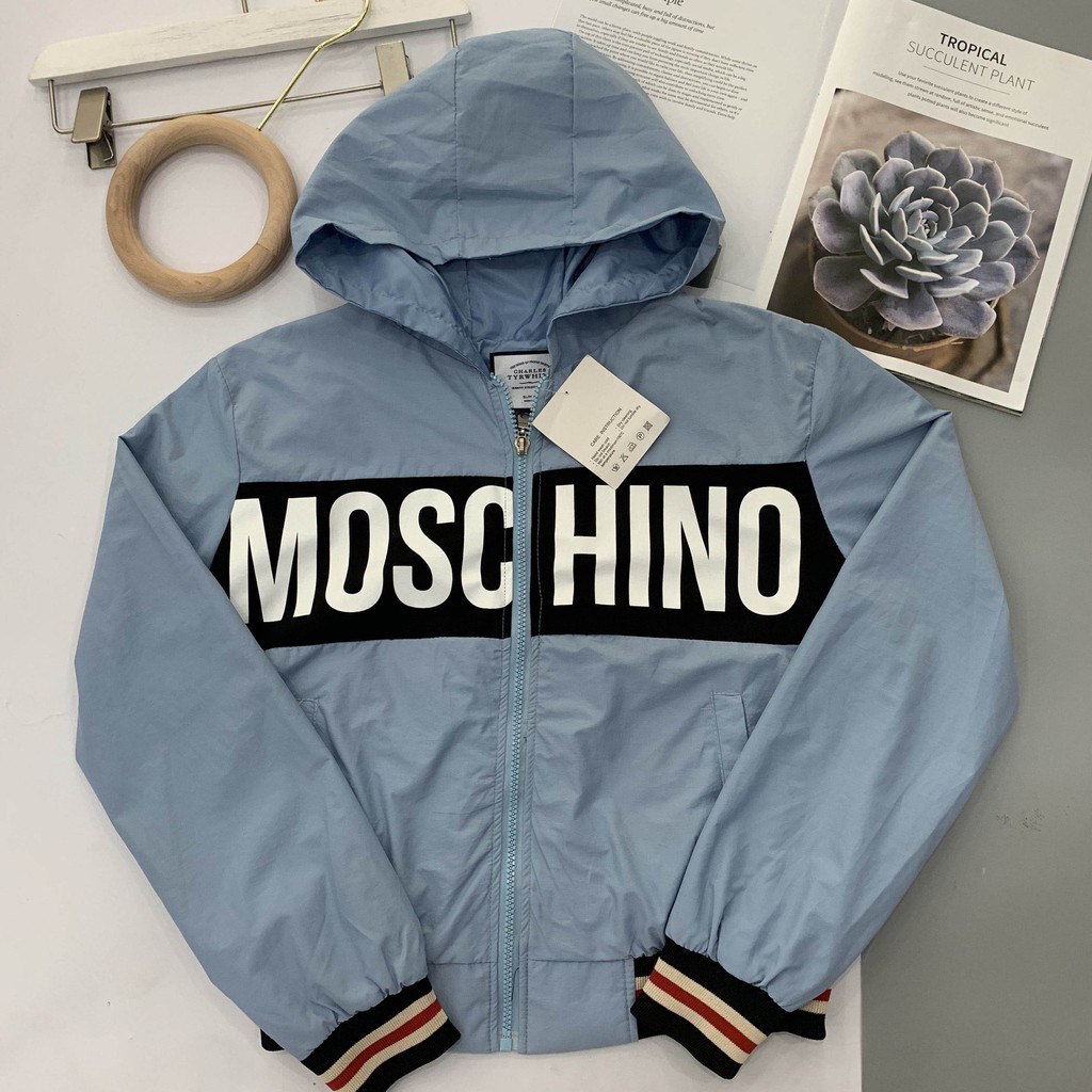 Áo gió MOSCHINO 2020 kho_lương_hien Chuẩn From+Hàng xuất khẩu