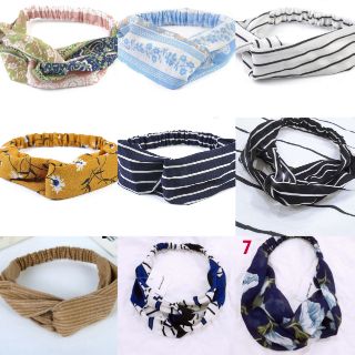 [9 MẪU] Khăn Turban Băng Đô Cài Tóc