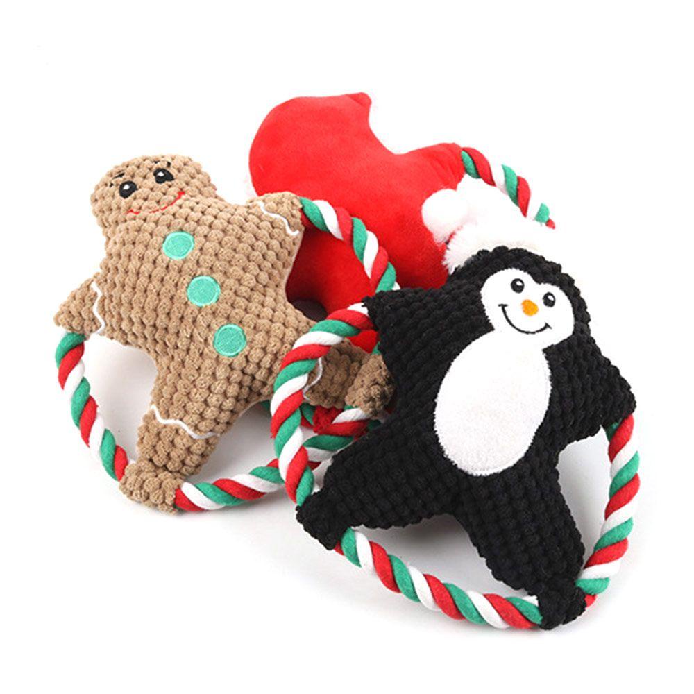 LAYOR1 Đồ Chơi GặM HìNh Ông Già Noel / BáNh Mì Cho Thú Cưng