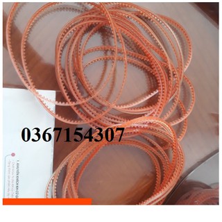 Dây curoa răng cưa cho máy ép bao cà phê liên tục 31cm, dây curoa máy hàn miệng túi liên tục có in date 32,5cm  FRD1000