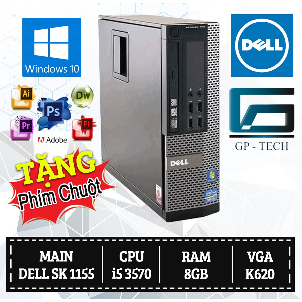 Máy bộ văn phòng DELL 3010 / i5 3570 / Quadro K620 chuyên đồ họa | BigBuy360 - bigbuy360.vn
