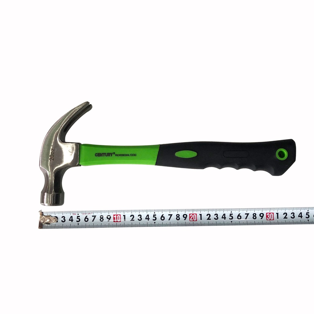 Búa nhổ đinh cán nhựa xanh 08oz, 12oz, 16oz, 20oz CENTURY