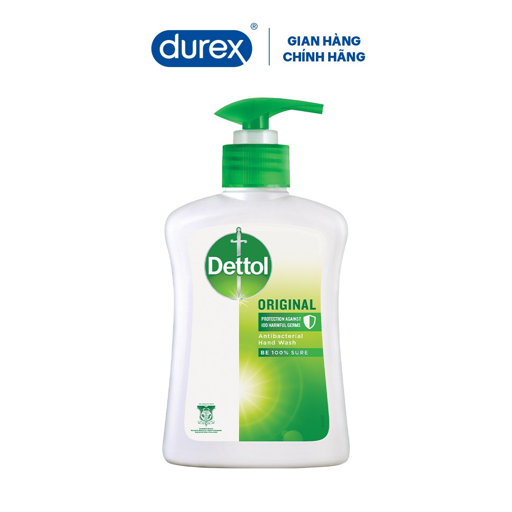 Quà tặng độc quyền Durex - Nước rửa tay Dettol kháng khuẩn 250g/chai
