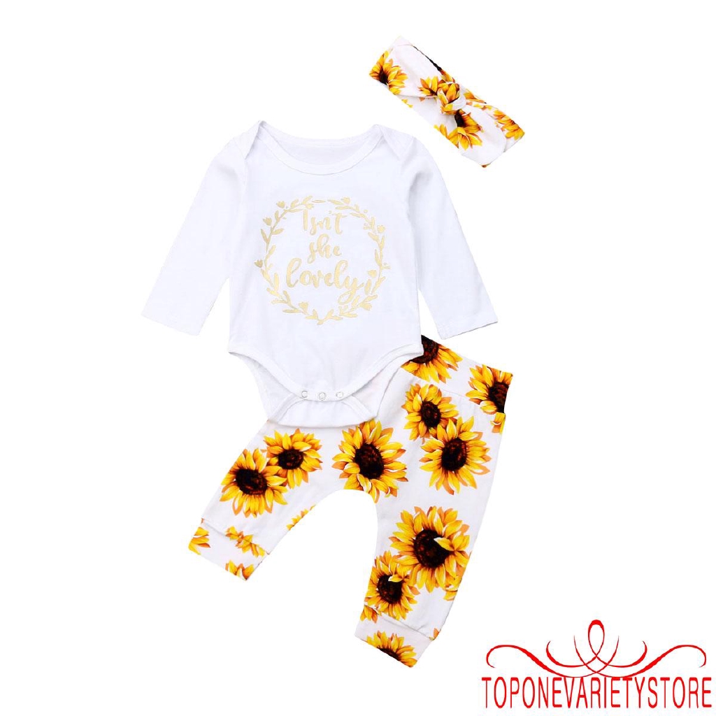 [ FAS ] Set áo liền quần + Quần legging + băng đô xinh xắn cho bé gái