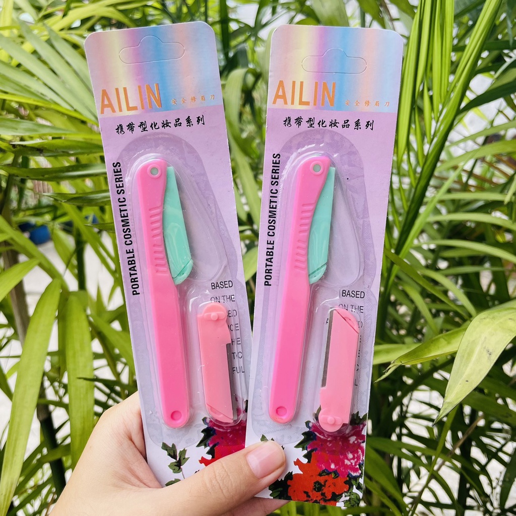 Dao Cạo Lông Mày Ailin Kèm Lưỡi Thay Thế Nội Địa Trung