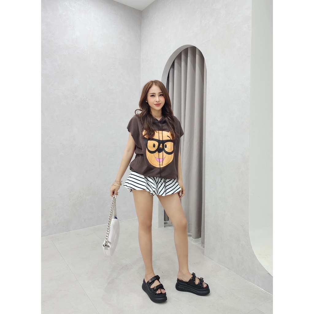 QUẦN SHORT VÁY SỌC - QA02024