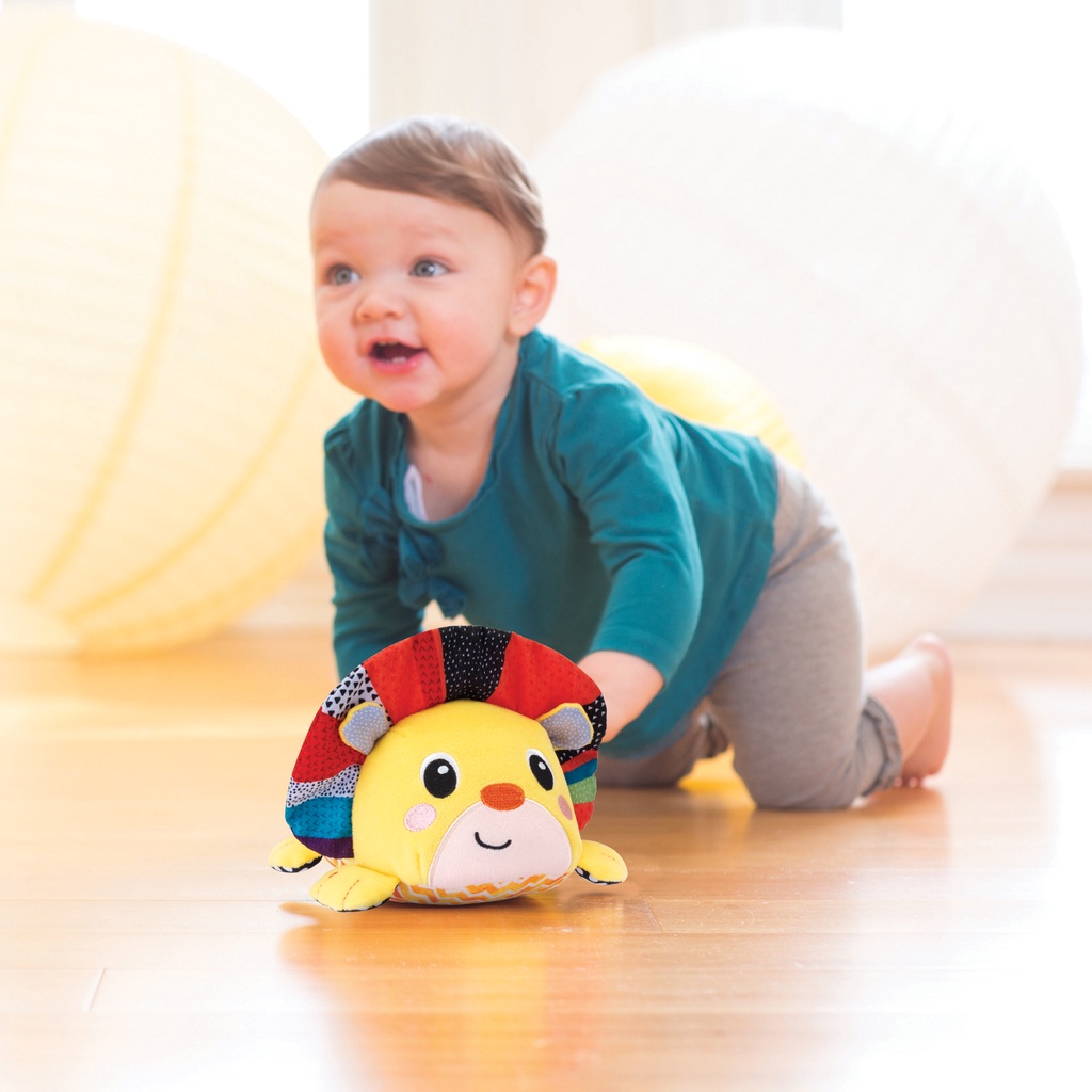 ĐỒ CHƠI NHẠC LẮC LƯ INFANTINO HÌNH SƯ TỬ MUSICAL MOVER &amp; SHAKER LION