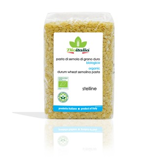 Nui nấu soup hình sao hữu cơ Bioitalia 500gr