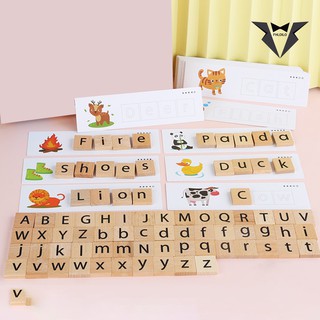 Fhloilo Letter Spelling Word Game Hand-Eye Coordination Education toy