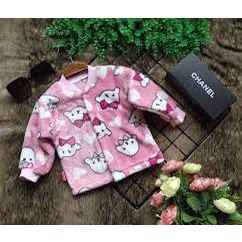 Áo khoác lông tuyết siêu mềm, siêu ấm cho bé 3-10kg