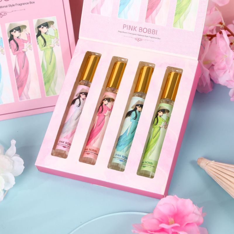 sét quà tặng bộ nước hoa mini Áo dài xịt thơm tự nhiên toàn thân năm nữ phong cách VN mùa xuân Hà thu đông hàng hot tik | BigBuy360 - bigbuy360.vn
