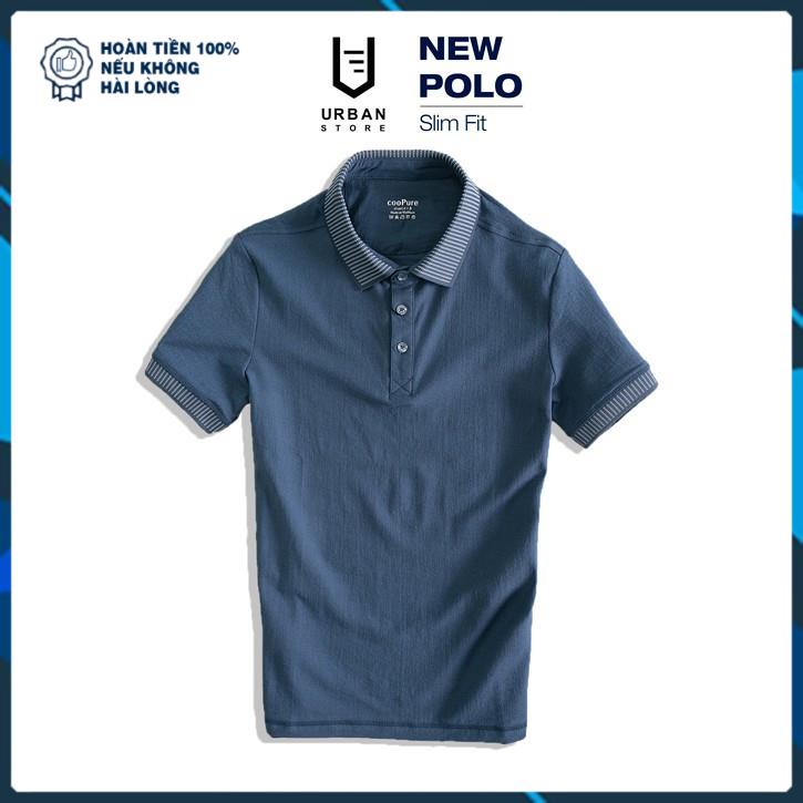 Áo Thun polo Nam cooPure, Áo Thun polo Nam Chất Liệu Đũi Recycle, Thiết Kế Cổ Dệt Sang Trọng NO.2556 | BigBuy360 - bigbuy360.vn