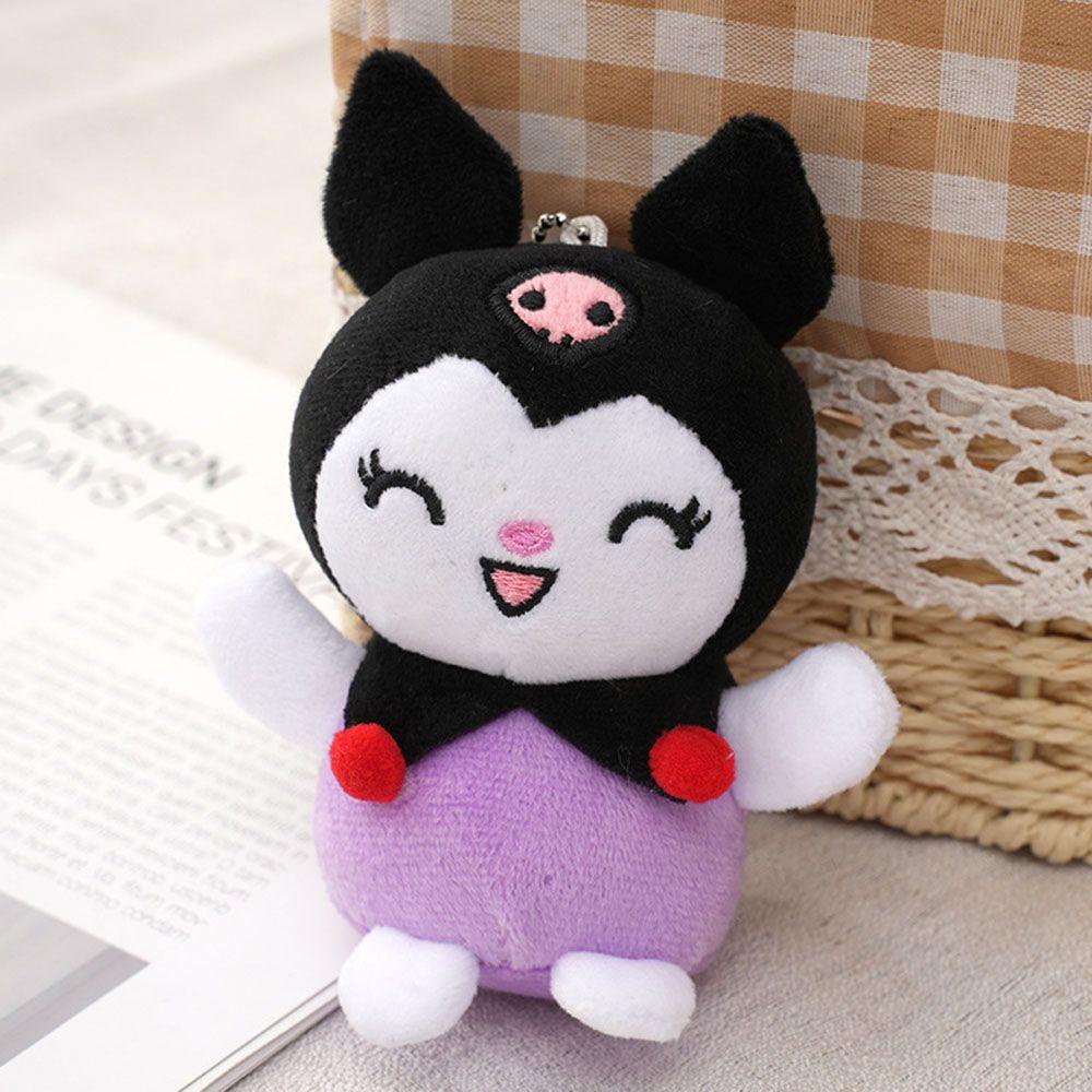 Móc Khóa Hình Kuromi Nhồi Bông Dễ Thương Dùng Trang Trí