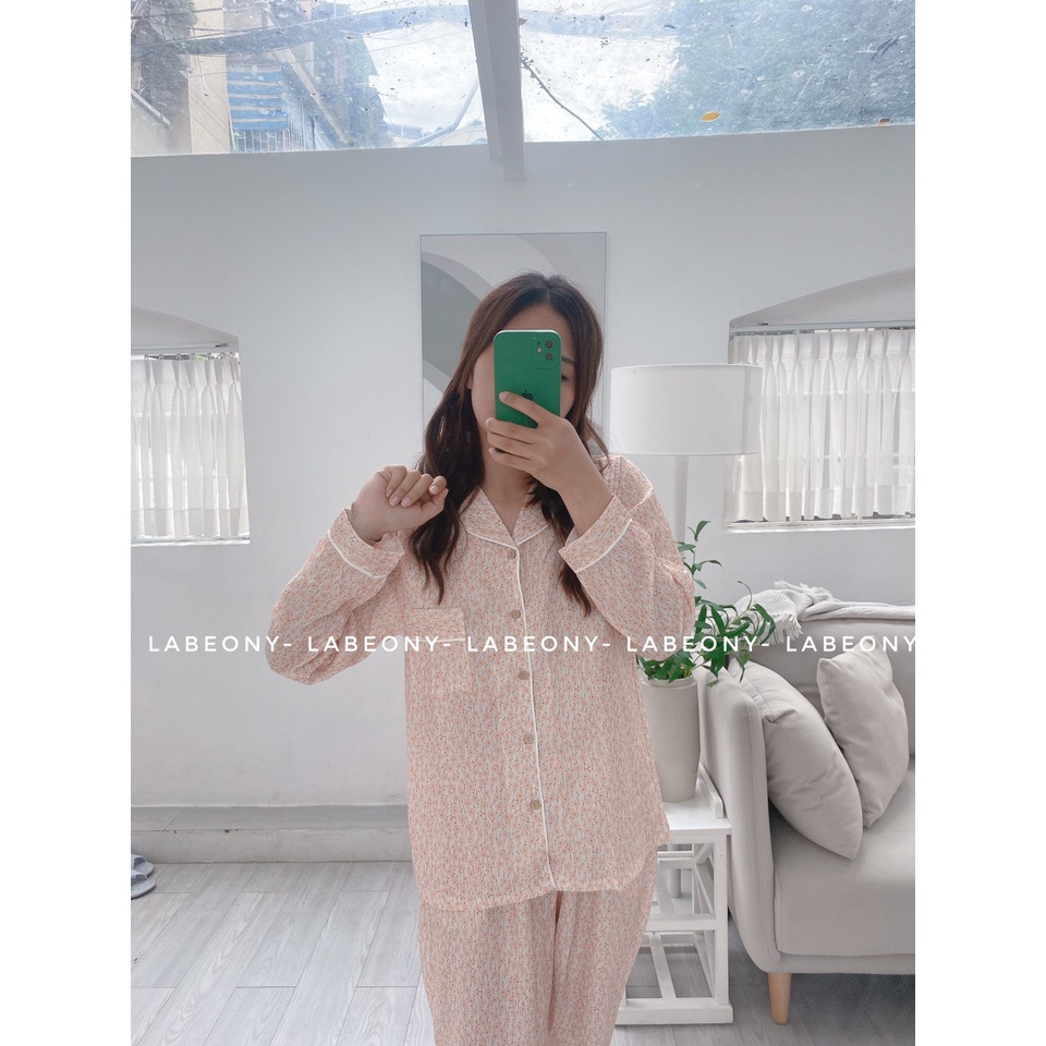 Pyjama nữ đồ mặc nhà đồ bộ mùa hè mềm mát Sala set- Labeony