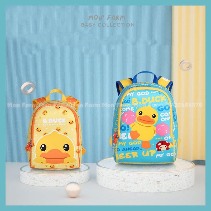 Ba Lô Đeo BDuck Cao Cấp Cho Bé Đi Nhà Trẻ Mầm Non BD2010
