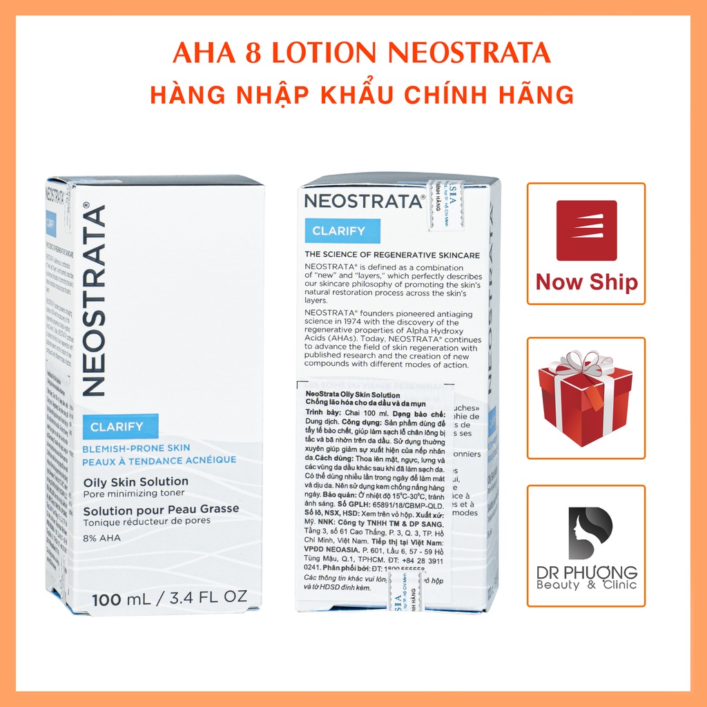 TẨY DA CHẾT AHA 8 NEOSTRATA 100ml