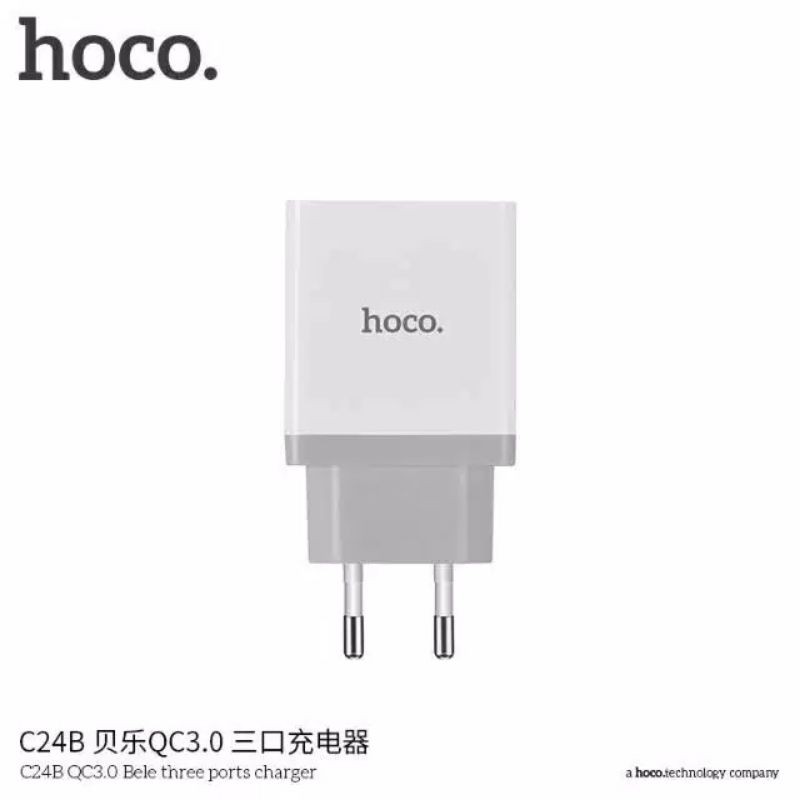 Dây Cáp Sạc Nhanh Hoco Ba Cổng Usb C24B