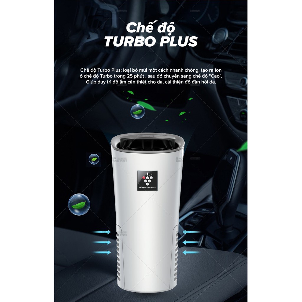 NEW MODEL Máy Lọc Không Khí Ô Tô Sharp IG-NX2E Hàng Thái Lan
