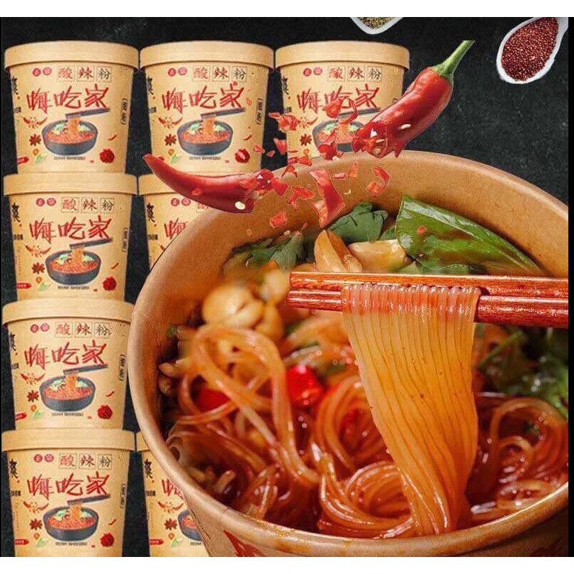 Lẻ 1 hộp Miến Chua Cay Trùng Khánh - Ăn vặt TinTin