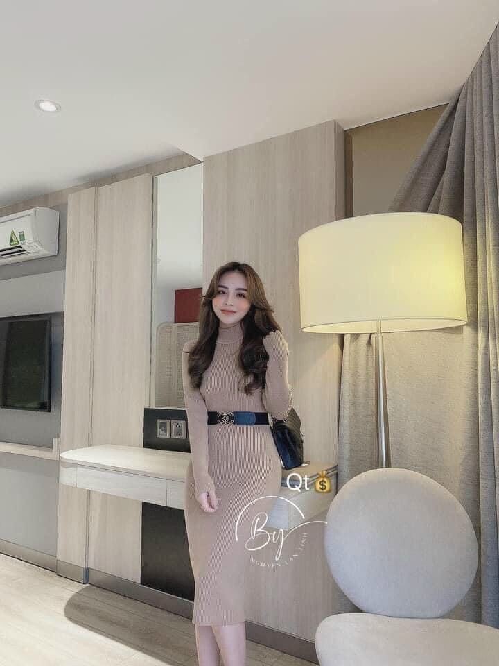 Váy body len cổ 3 phân quảng châu | BigBuy360 - bigbuy360.vn