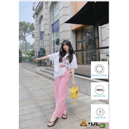 bộ đồ nữ mặc nhà dạo phố in chuột micky ,hàng cottong tàu chuẩn độ đẹp.