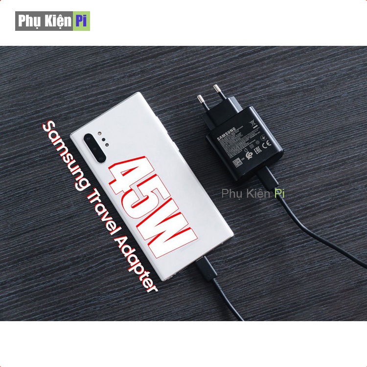 Bộ Sạc Nhanh Samsung 45W Chuẩn PD Cho S21 Ultra / S21 / S21 Plus - Hàng Chính Hãng