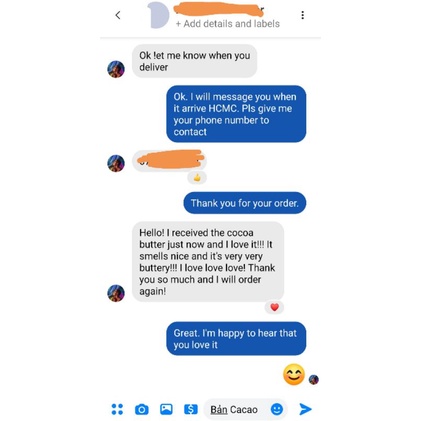 Bơ cacao nguyên chất làm chocolate - Túi zip 500g