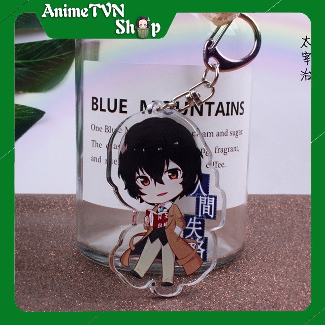 Móc khoá Mica anime Bungou Stray Dog Treo nhân vật - Nhựa Cứng Acrylic In 2 mặt sắc nét ( ảnh thật )