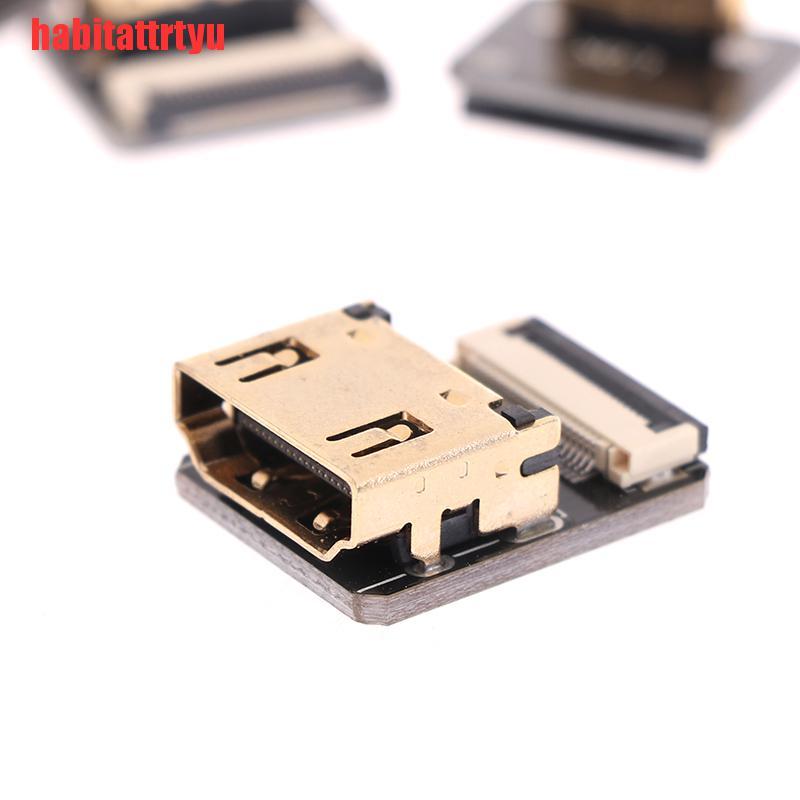 Đầu FPV Micro Mini HDMI gắn cáp phẳng FPC đổi góc tiện lợi