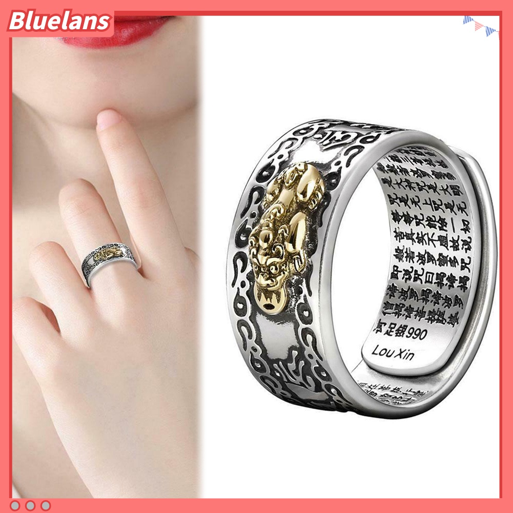 Nhẫn Hở Mạ Bạc Hình Trái Tim Cho Nam