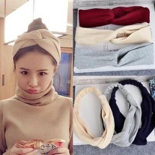 Băng đô turban gân tăm Phụ kiện tóc