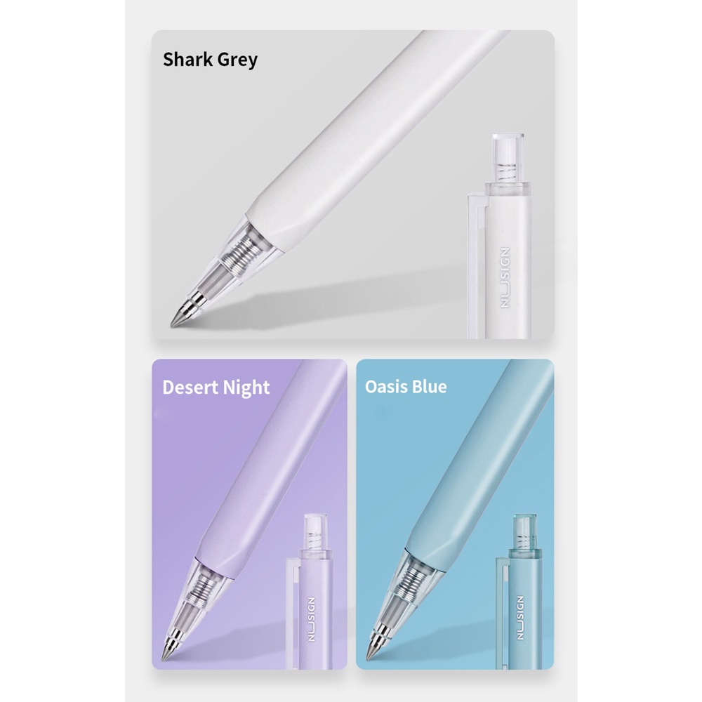 Bút gel UARELIFFEmực đen ngòi 0.5mm tiện lợi