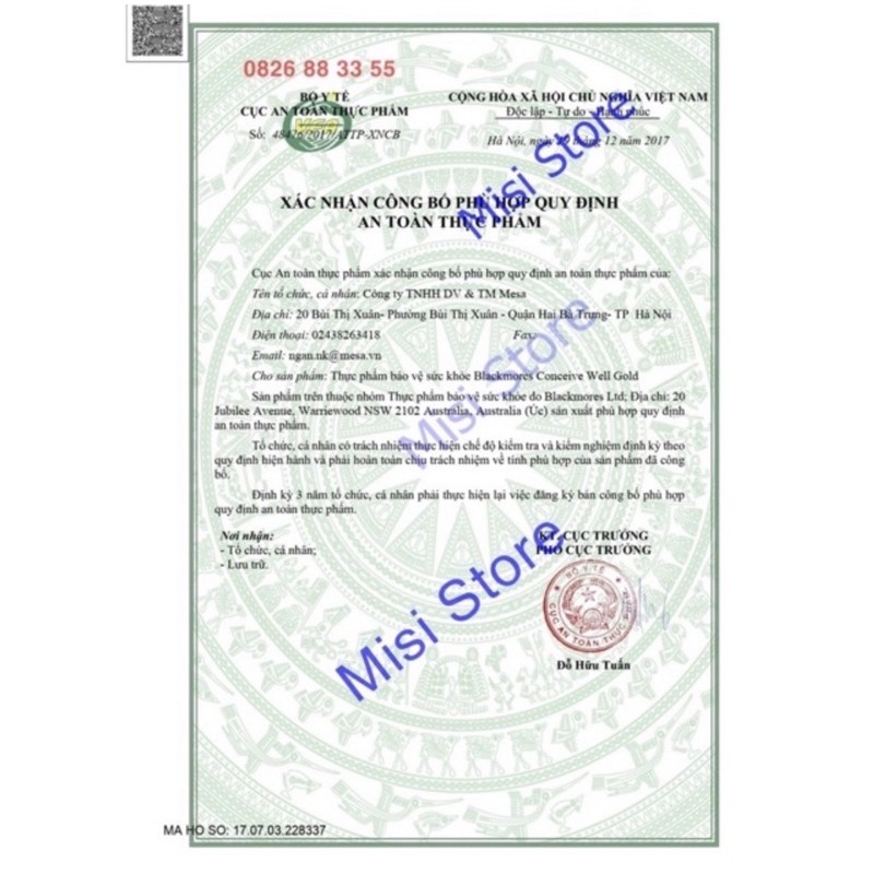 Viên uống Blackmore Conceive Well Gold