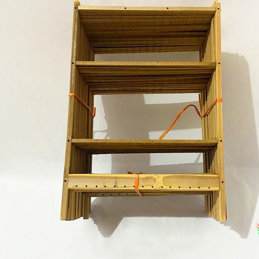 Khung lồng chim Minibica khung lồng khuyên nan cáp quang siêu đẹp dễ dàng láp đặt hàng loại 1 kèm móc giá rẻ LC92