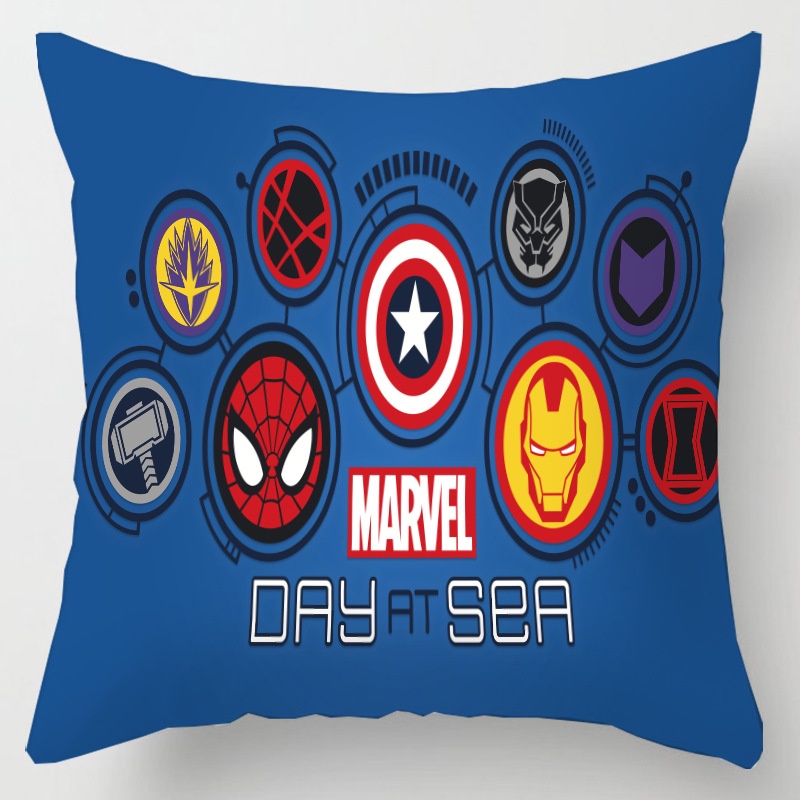 Vỏ Gối In Hình Siêu Anh Hùng marvel Đẹp Mắt 45 * 45cm