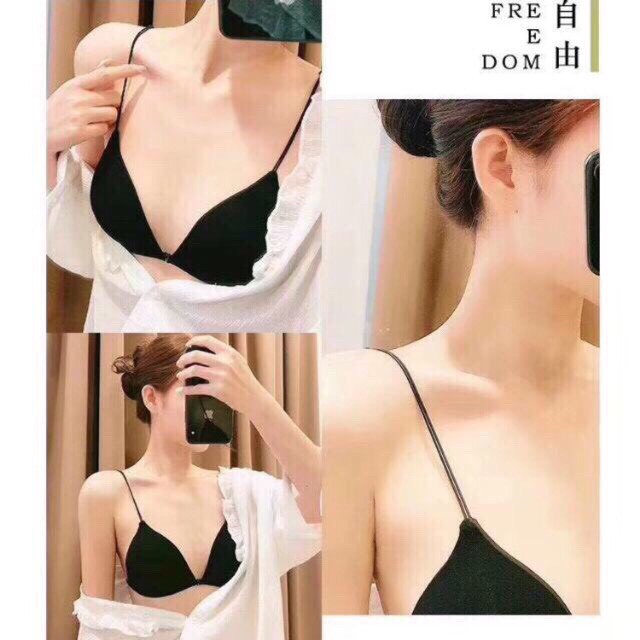 Áo bra quai mảnh cài trước