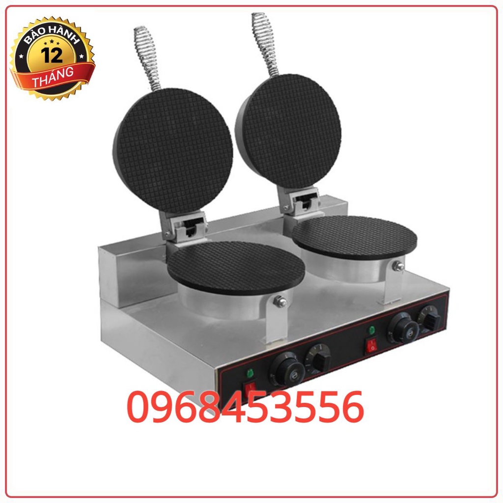 Máy Làm Vỏ Bánh Ốc Quế Công Nghiệp Đôi