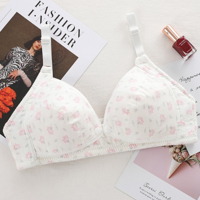 Áo ngực cotton AOWEINISI thiết kế cho phụ nữ đang chăm con nhỏ