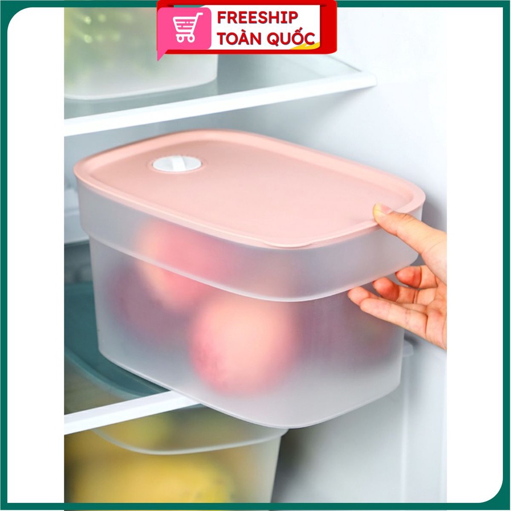 PVN32944 Hộp nhựa đựng thực phẩm có nắp có van thoát khí đậy tiện lợi để bảo quản thức ăn .