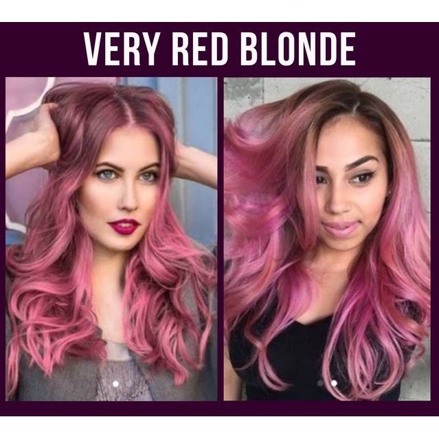 Kem Nhuộm Tóc Màu Đỏ Tím Sáng Rượu Vang + Kèm Trợ Nhuộm Light Violet Red Hair Coloring Cream