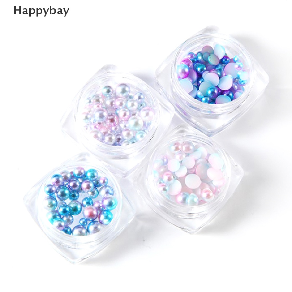 (Hàng Mới) Hạt Ngọc Trai Giả Nhiều Màu Trang Trí Móng Tay