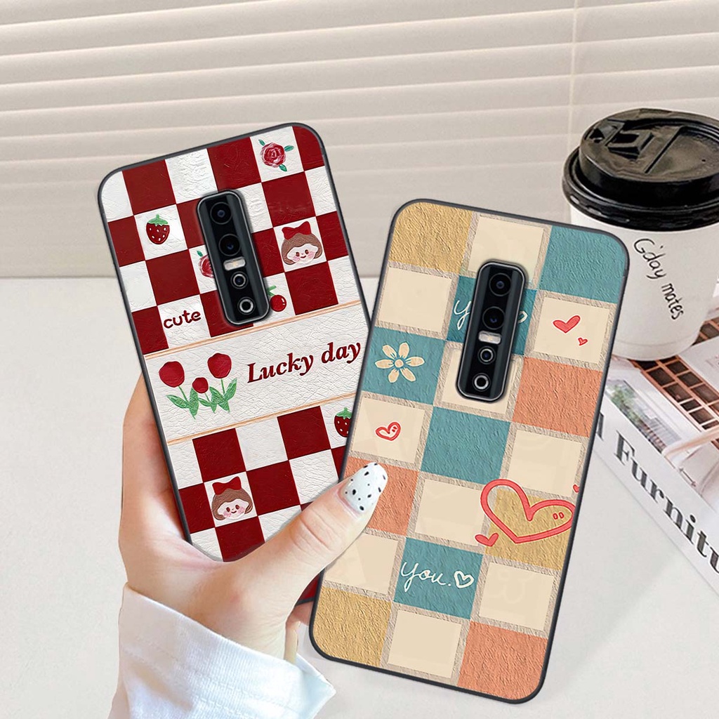 Ốp Vivo V17 Pro caro trái tim cá tính, thời trang siêu đẹp, siêu phong cách