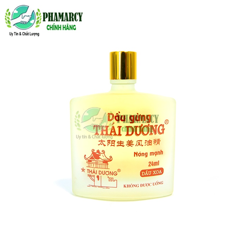 Dầu gừng thái dương chính hãng chai lớn lọ 24ml