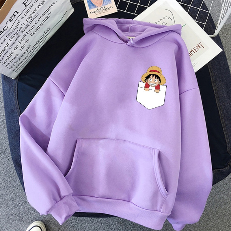 Áo Hoodie Có In Hình Anime One Piece Độc Đáo Cho Nam