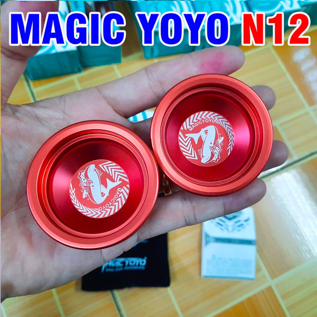 Magic yoyo N12 bằng kim loại con quay đồ chơi trẻ em