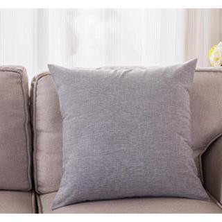 Kho Sỉ Vỏ gối tựa trang trí, đệm tựa lưng sofa một màu sang trọng (vỏ+ruột bông hạt)